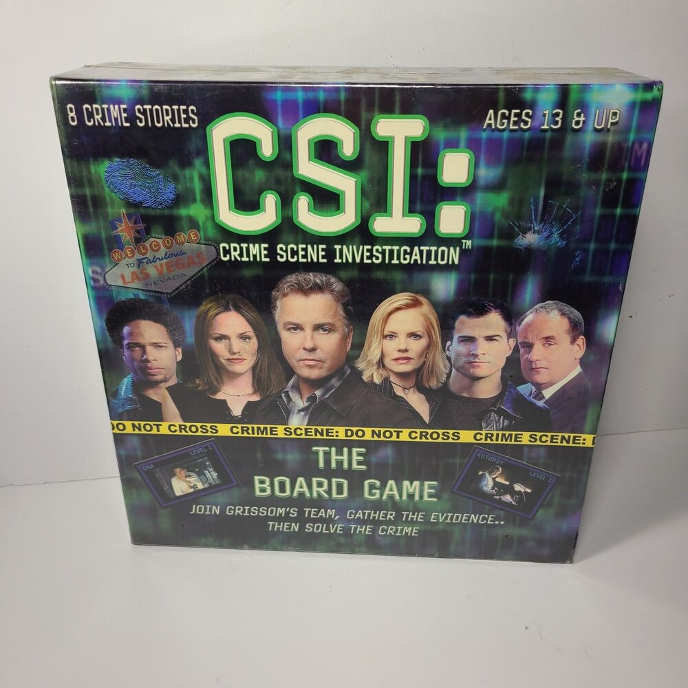 CSI Crime Scene Investigation The Board Game 2004 - Brand New  Factory Sealed